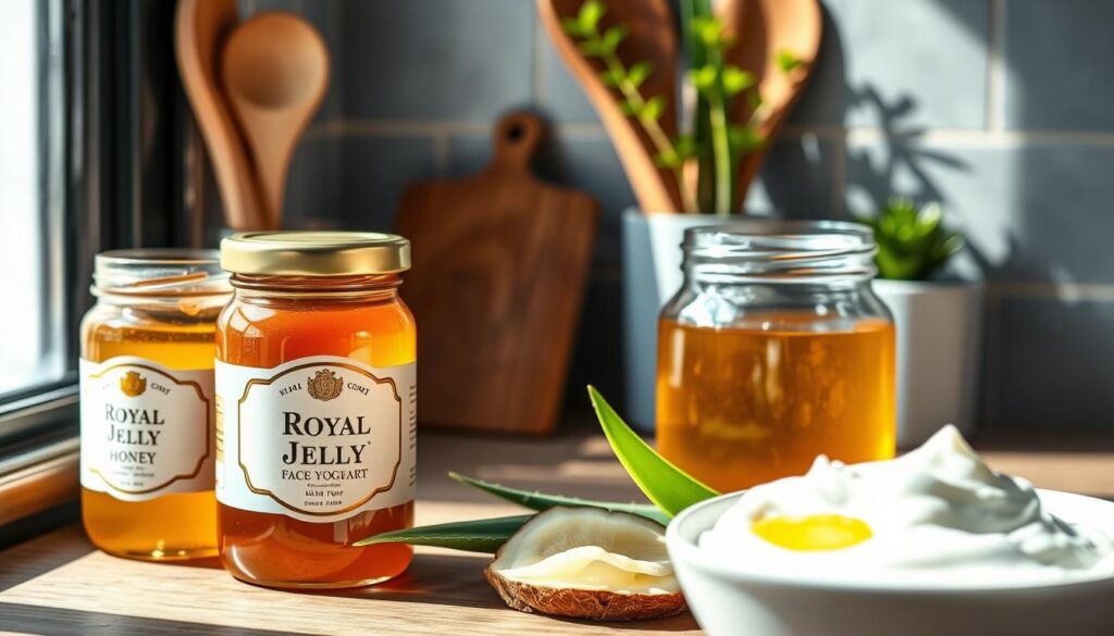 homemade royal jelly face mask