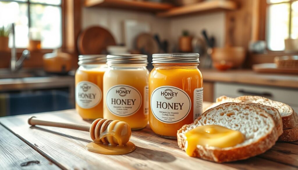 selecting creamed honey